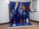Berber design rug - blue touch - handmade Moroccan rug - 241x165 cm