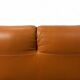 Maralunga Cassina style sofa in tan leather