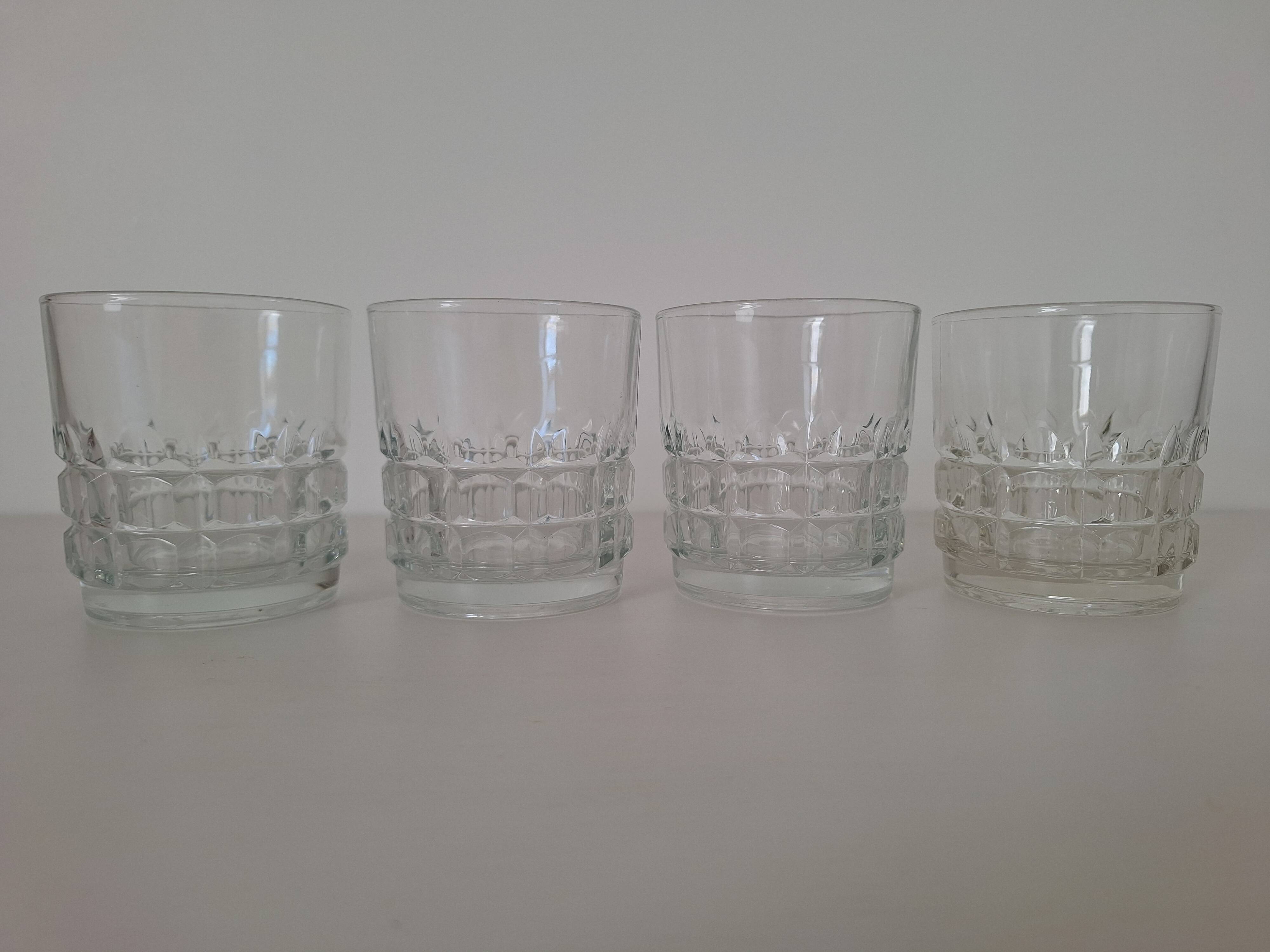 4 whisky glasses from the 70s