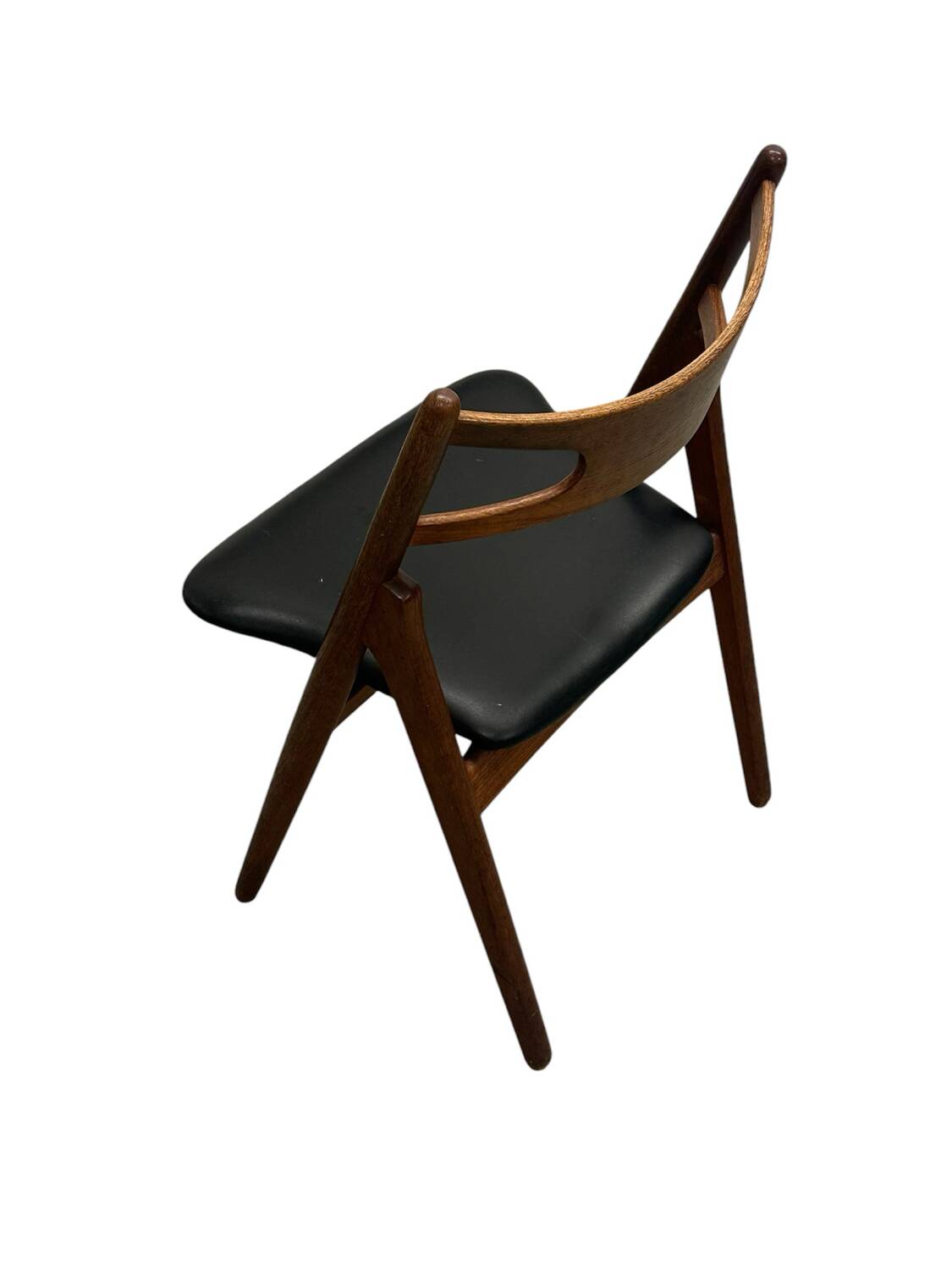 4x Teak Dining Chairs Hans J. Wegner CH29 Sawbuck