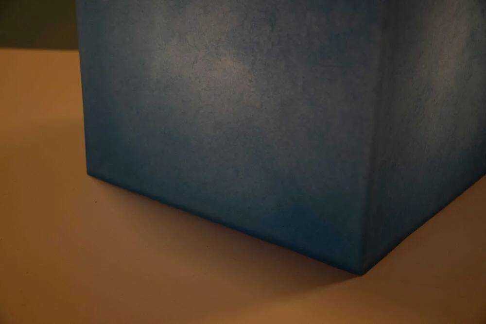 Postmodern cube lamp for children's room, Heico cubism light column.