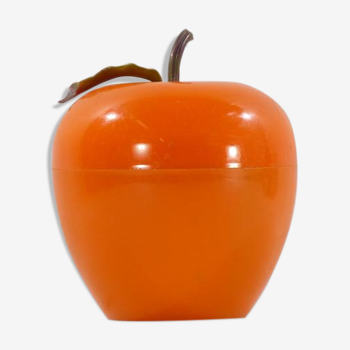 Seau à glaçon pomme orange vintage 60