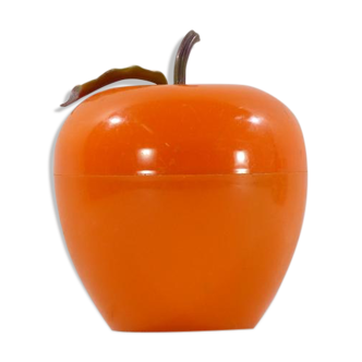 Seau à glaçon pomme orange vintage 60