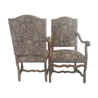 Pair of Louis XIII chairs