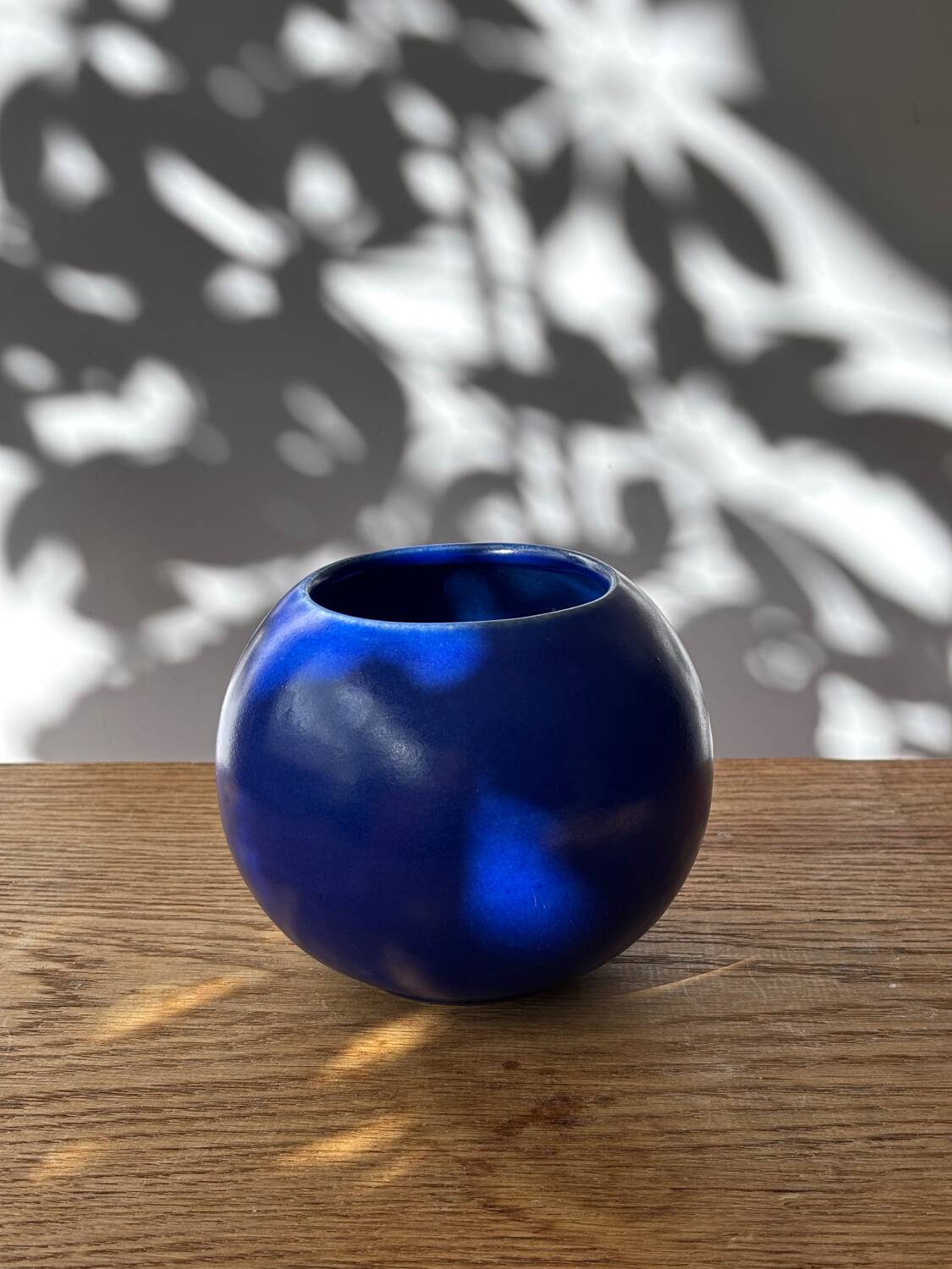 ASA Germany ceramic cobalt blue vase