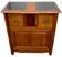 Small entrance buffet in antique cherry wood.
