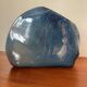 Vintage blue ceramic vase