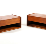Paire de chevets en bois