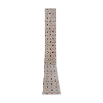 Tapis de couloir turc vintage