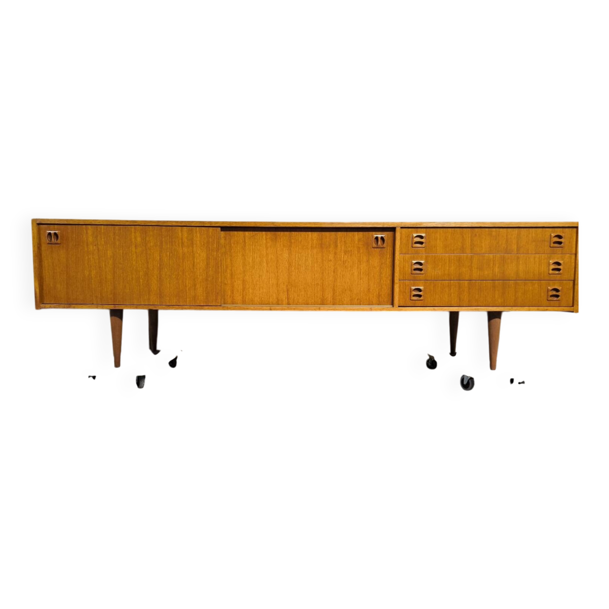 Vintage Scandinavian teak sideboard