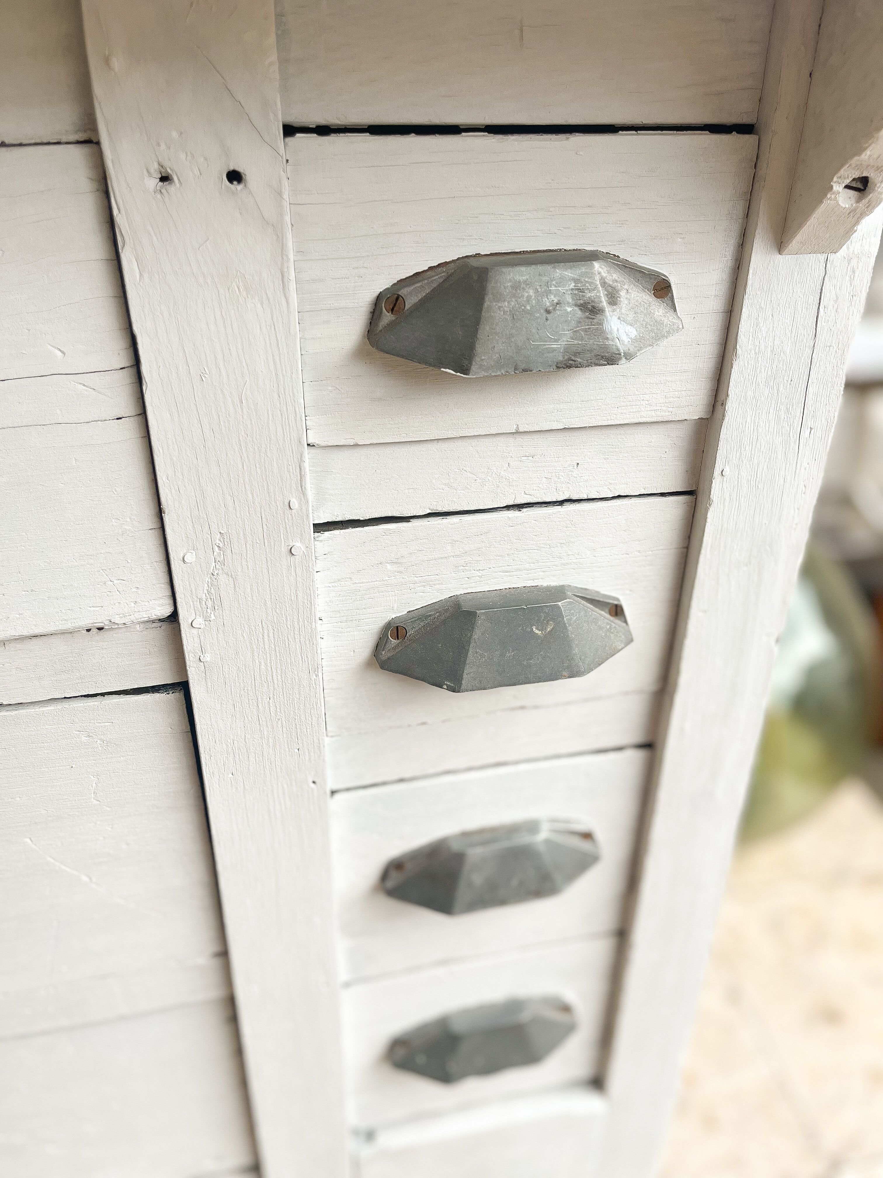 Former small white patina trading post