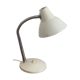 Vintage white metal desk lamp 1950