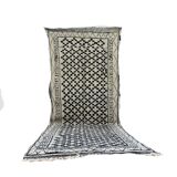 Handmade wool Berber rug 340 X 120 CM