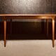 Extendable dining room table model t2 mid-century teak by Tom Robertson for McIntosh 1960s