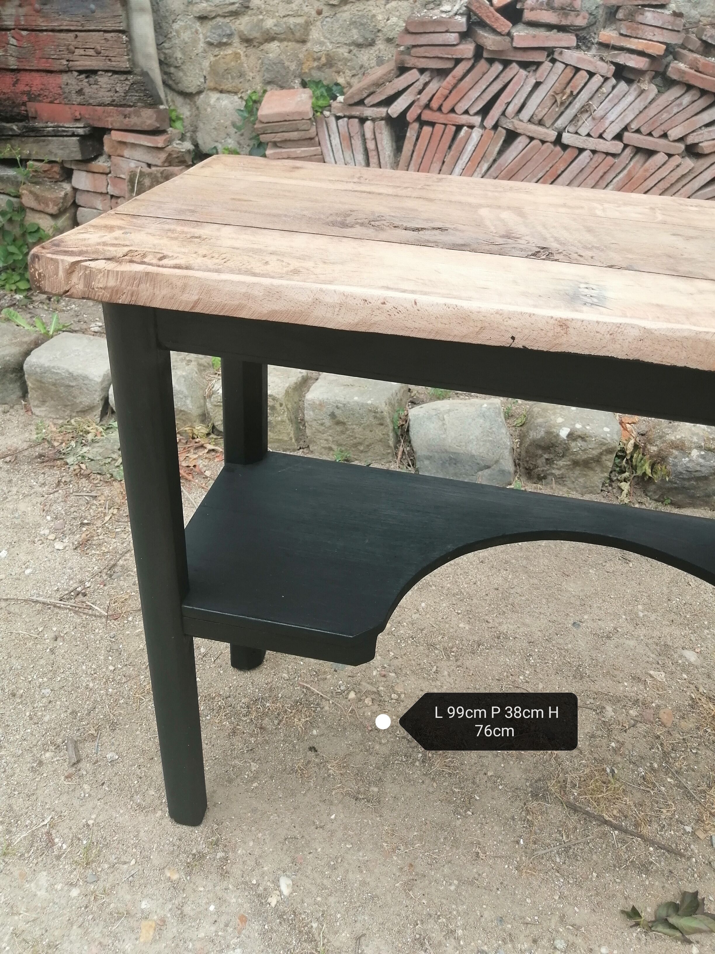 Wooden side table service