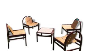 Ensemble salon Baumann - 4 fauteuils