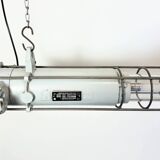 Grey Industrial Hanging Tube Light from Elektrosvit, 1980s
