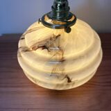 Pair of marbled opaline wall lights