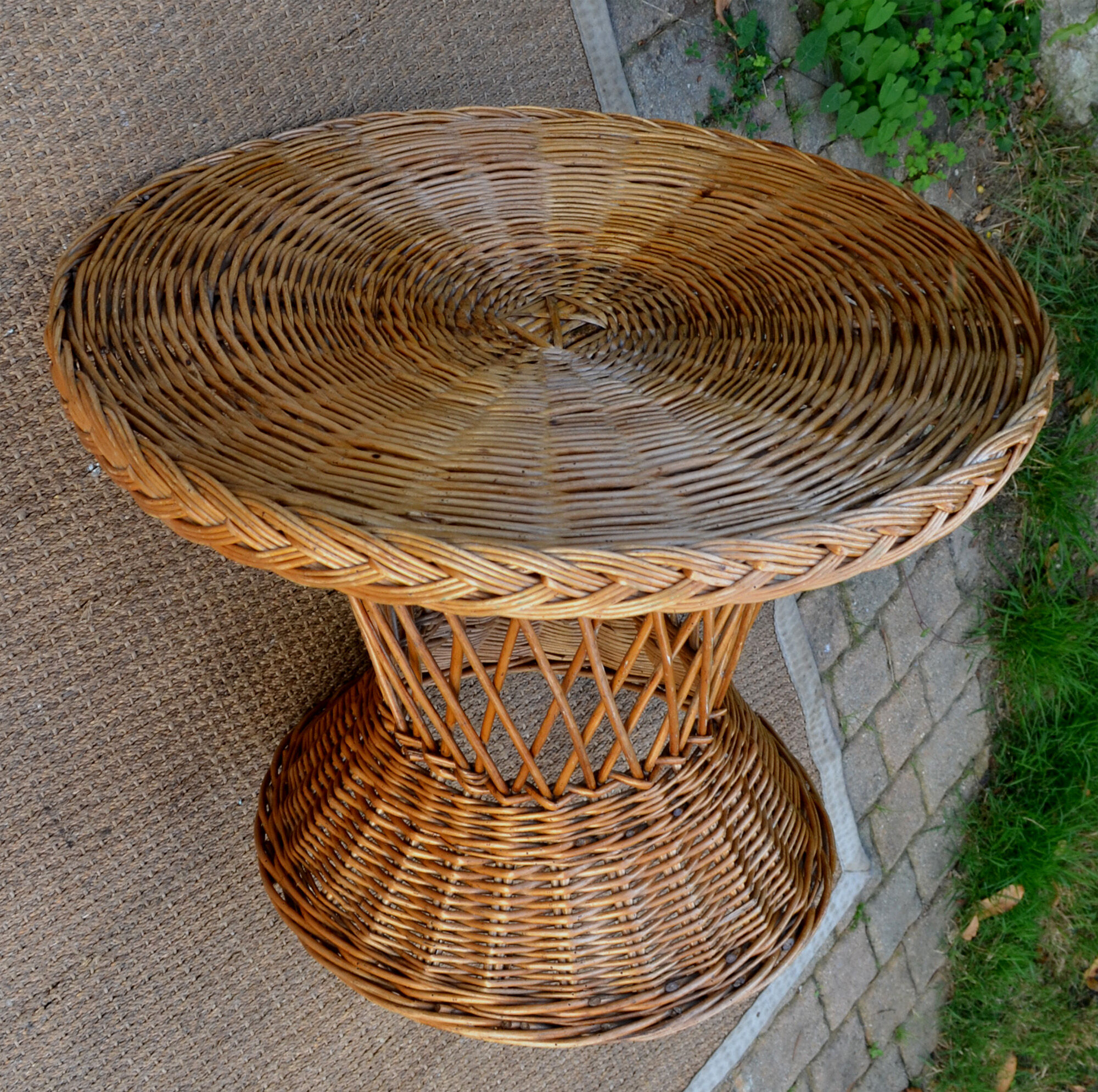 Rattan coffee table