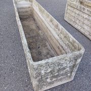 Pair of planters, eternit fiber cement concrete, 50's