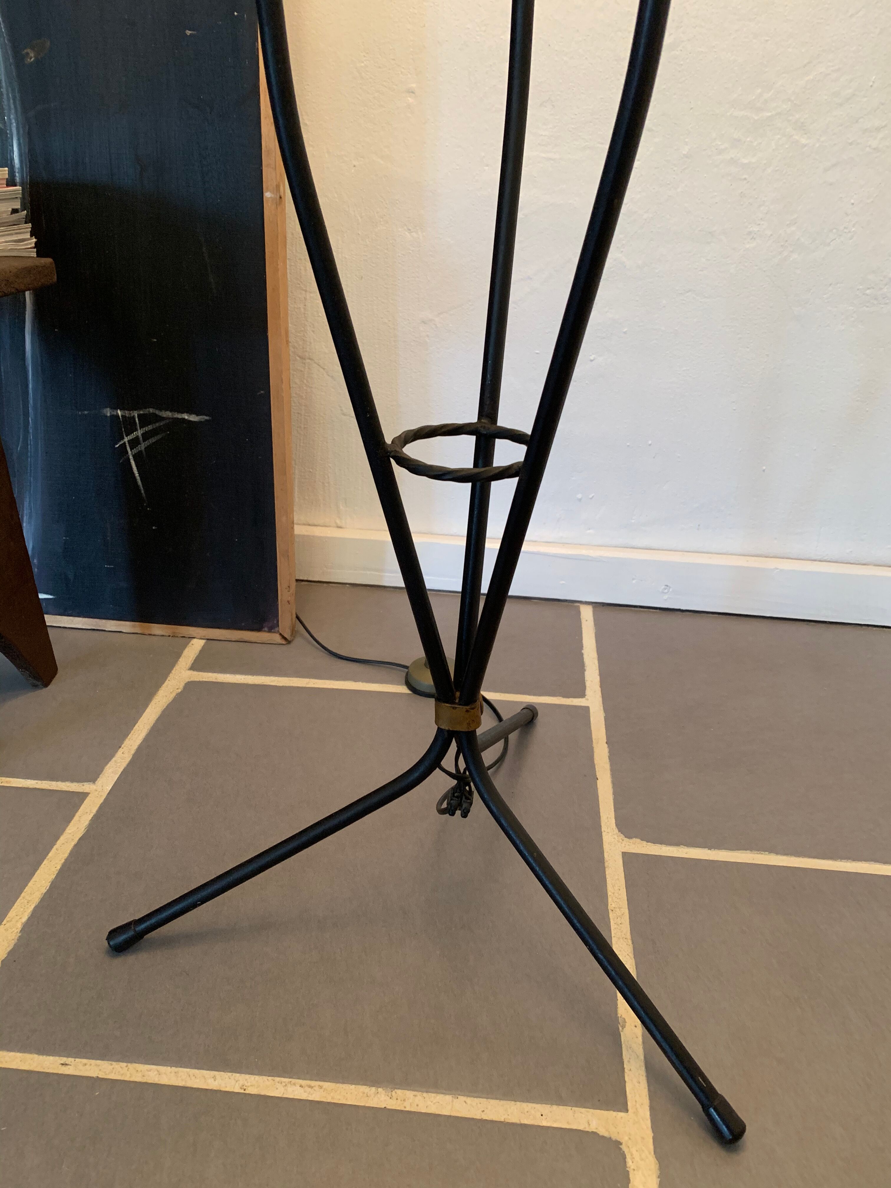 Tripod lamp 3 vintage arms 50s