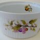 Moule à soufflé en porcelaine à décor fruitier