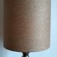 Pair of twisted metal silver-plated column lamps