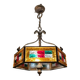 Brutalisti Murano Pendant Chandelier / Italy, 1970s