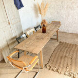 Old folding guinguette table 1