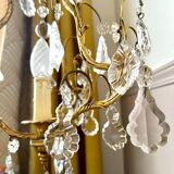Pendant chandelier with crystal tassels