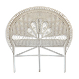 Rattan headboard
