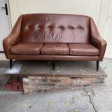 60s leather sofa