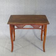 Thonet table or desk No. 8122, circa 1910, oak top.