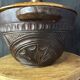 African Art - Madagascar - Vintage - Covered Pot - Carved Rosewood - 1950