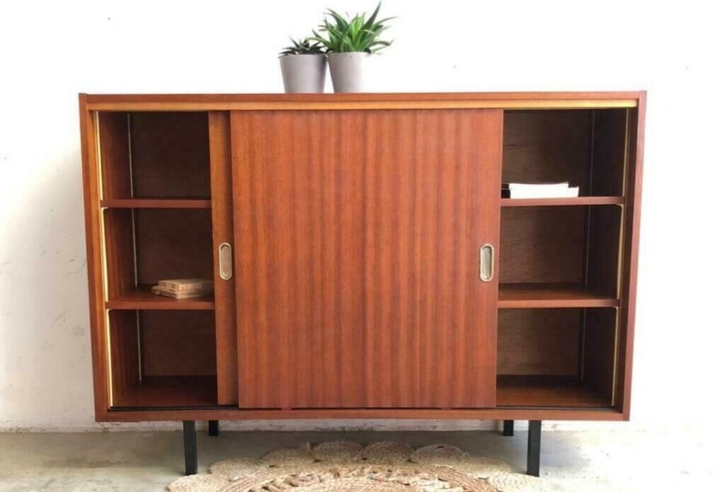 Danish wardrobe sliding doors 60s