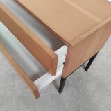 Pair of bedside feet metal, 1960