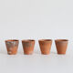 Lot de 4 pots en terre cuite