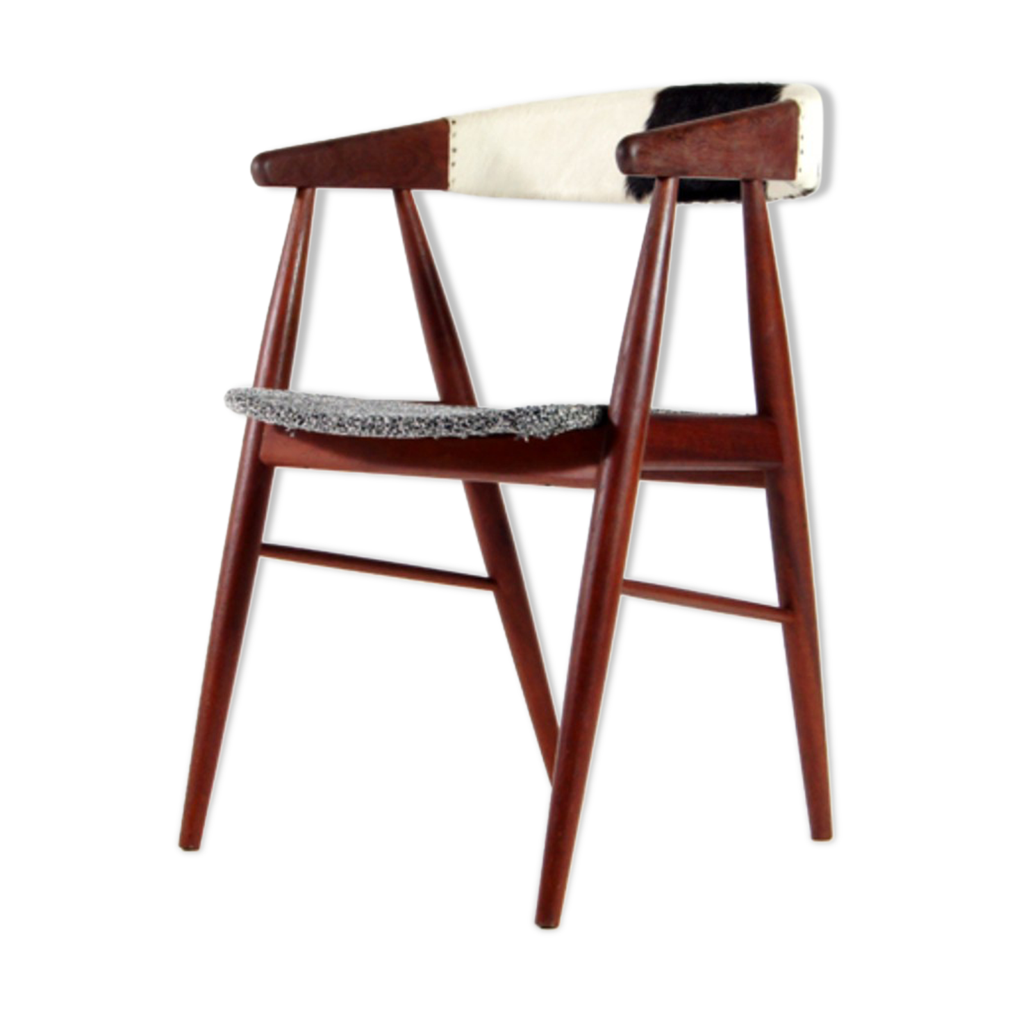 Scandinavian wooden armchair 1960