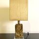 Table Lamp by Giuseppe Calonaci, Plexiglas & Brass, Italy, 1971, Signed