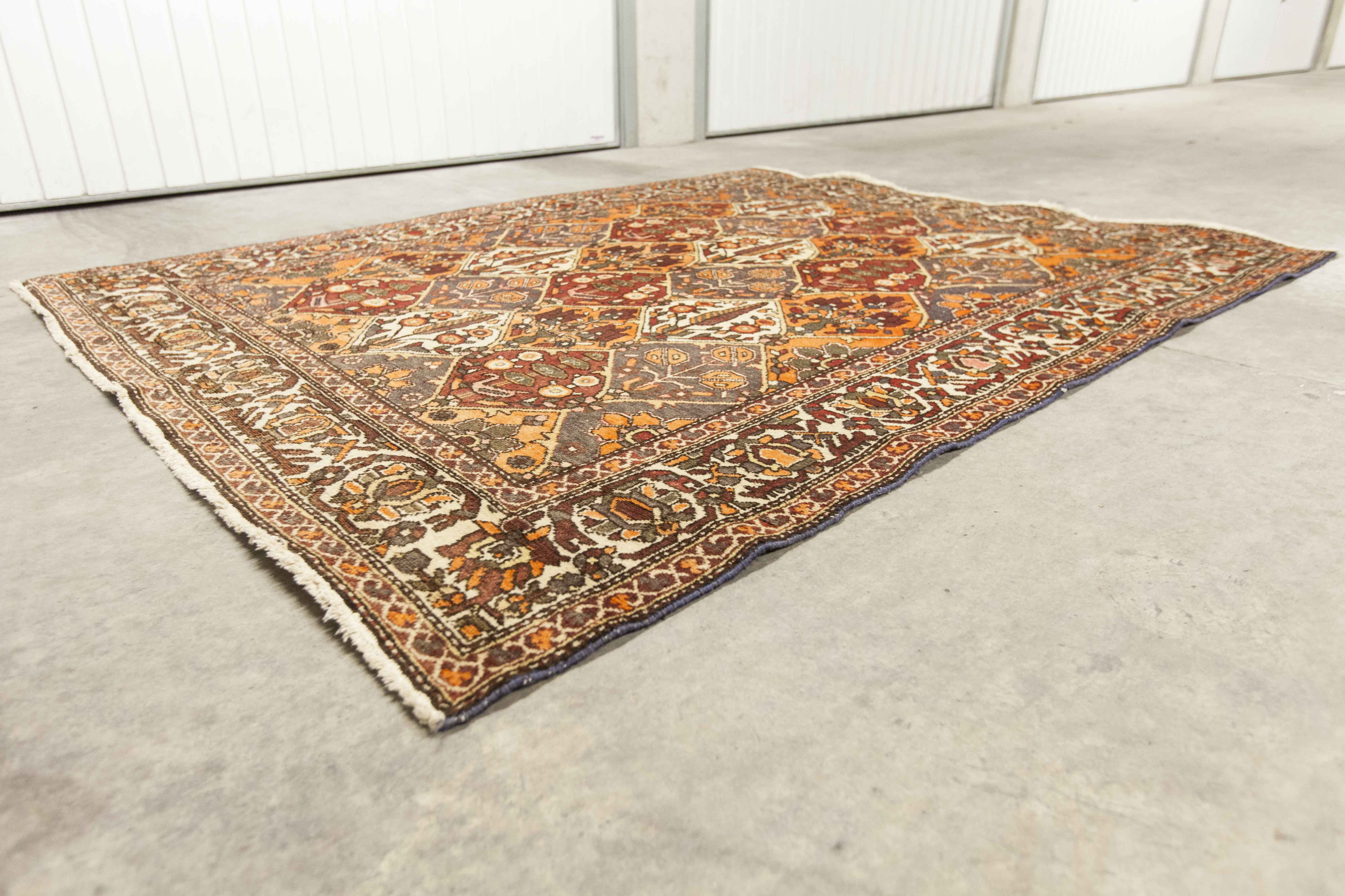 Tapis d'iran en laine 1960 - 171x212cm
