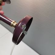 Wall lamp from Swedish Belid 1990s, in a beautiful aubergine purple colour.