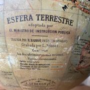 Ancien Globe Terrestre J. Lebègue & Cie, Paris — Environ 1885 / 1890 (Édition