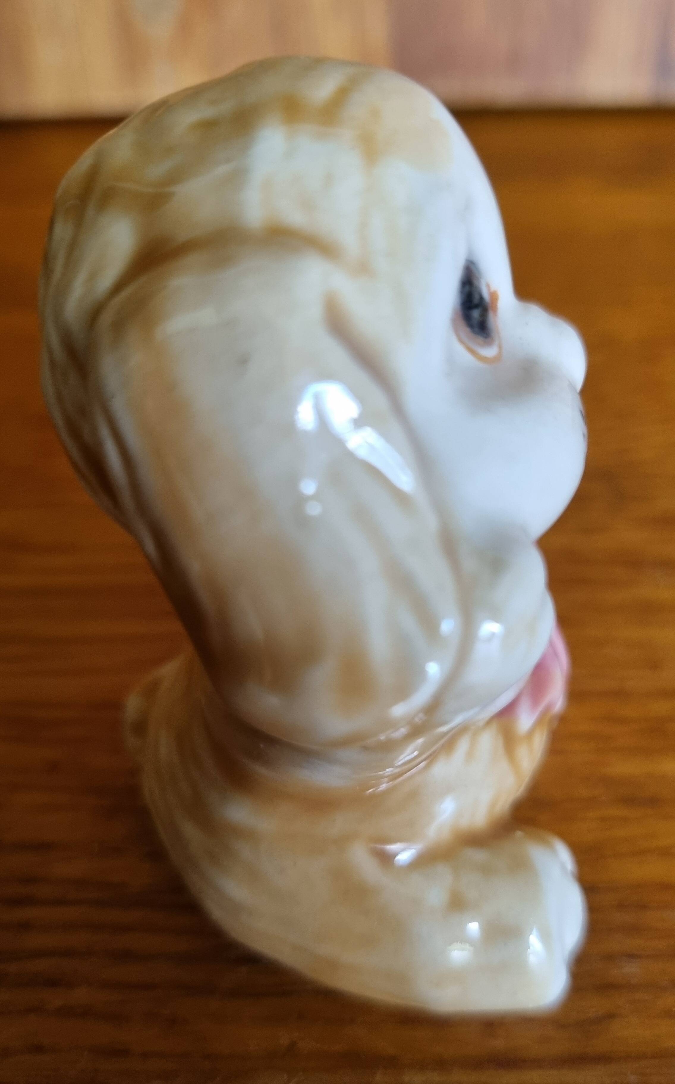 Ceramic dog figurine