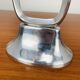 Matthew Hilton style aluminum circle candle holder, vintage design
