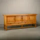 Henning Kjærnulf Mid-Century Brutalist large Sideboard in Oak, 1960s