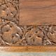 Table Orientale Pliante en Bois Exotique – Début XXe