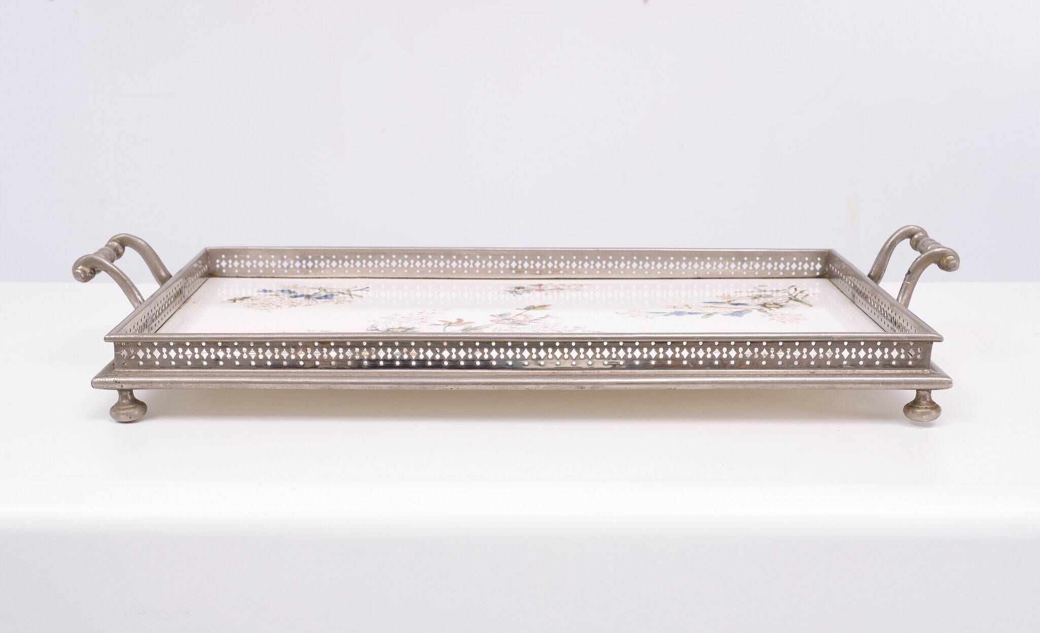 Porcelain serving tray France 1920s