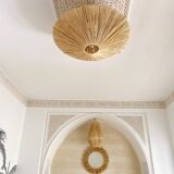 Suspension raphia ronde 70cm