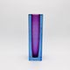 Murano Sommerso Vase Blue Purple Mandruzzato 20th Century - 27cm 3kg