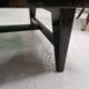 Vintage black lacquered buffet and wood Maurice Flachet